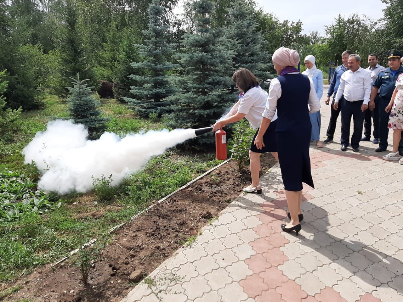 Тренировка по противопожарной безопасности